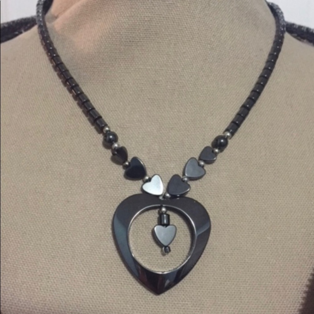 Lot of 2 hematite necklaces - Picture 3 of 3